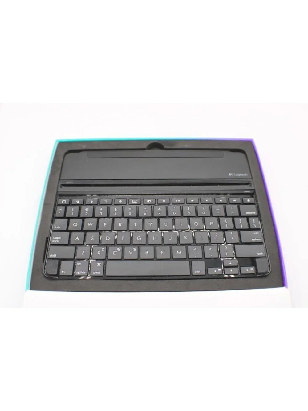 Logitech Ultrathin Magnetic Clip-On Keyboard iPad Air 2 Gray Angle Adjust NEW